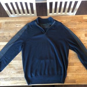 Perry Ellis Pull over quarter zip sweater Large